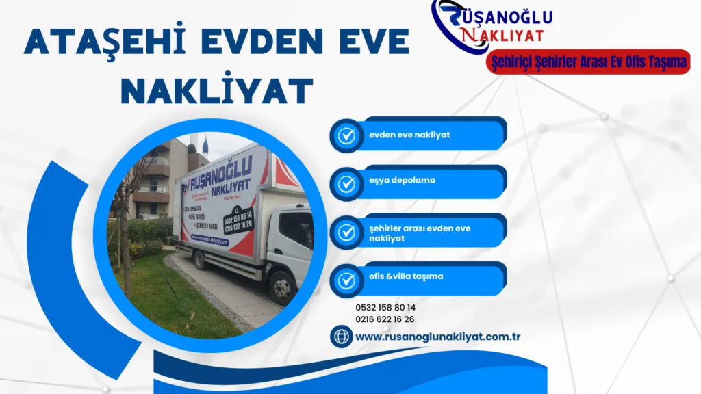 ataşehir evden eve nakliyat