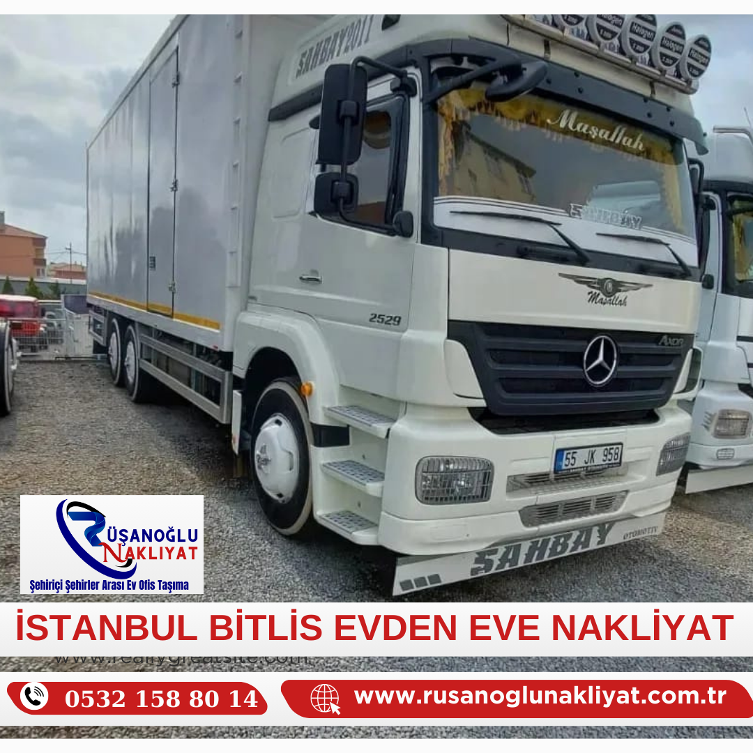 İSTANBUL BİTLİS EVDEN EVE NAKLİYAT